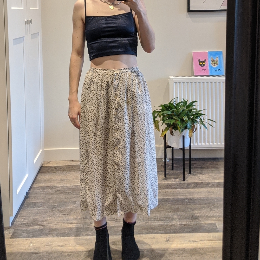 Inès de la Fressange x Uniqlo maxi skirt